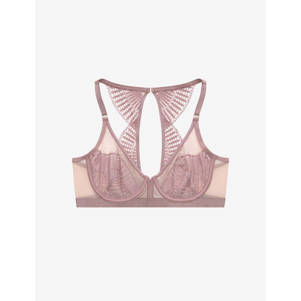 ThirdLove Fleur Lace Unlined Racerback Bra Size 40Ctwilight / 40C